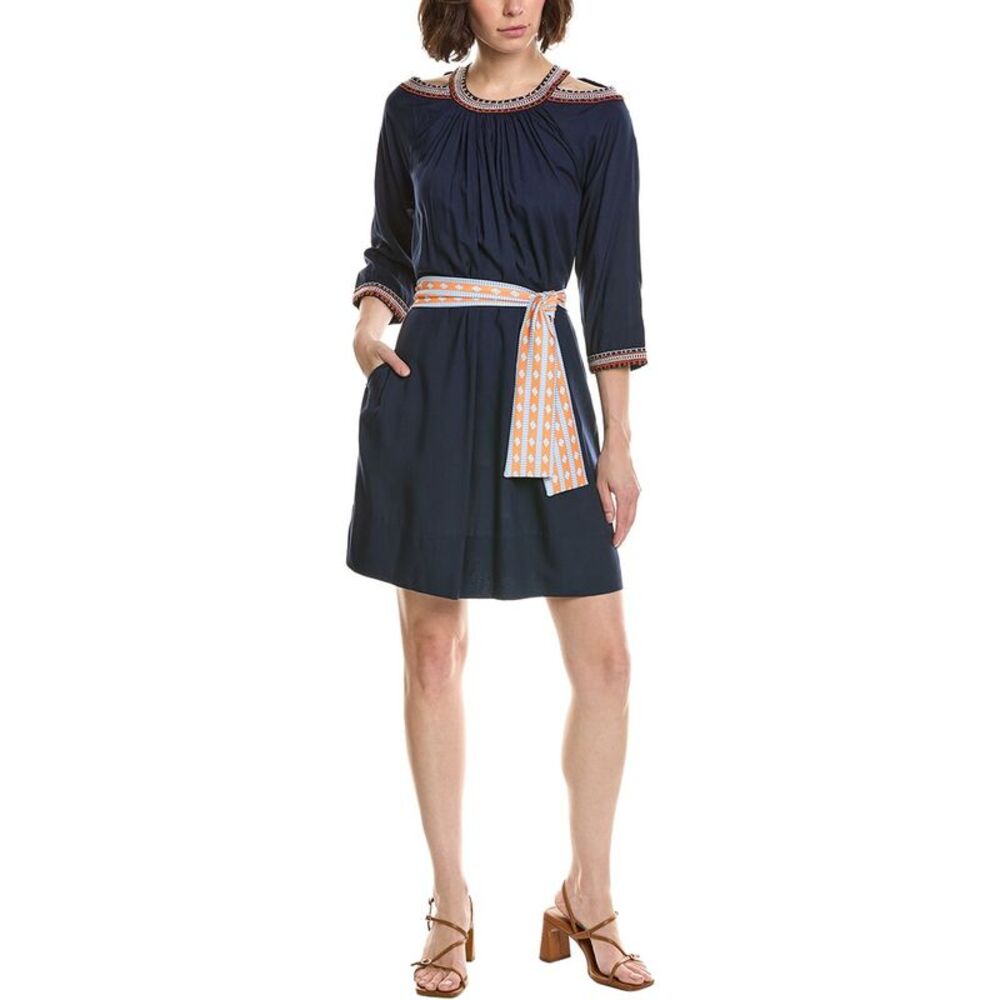 Gretchen Scott Womens Cold Shoulder Dress